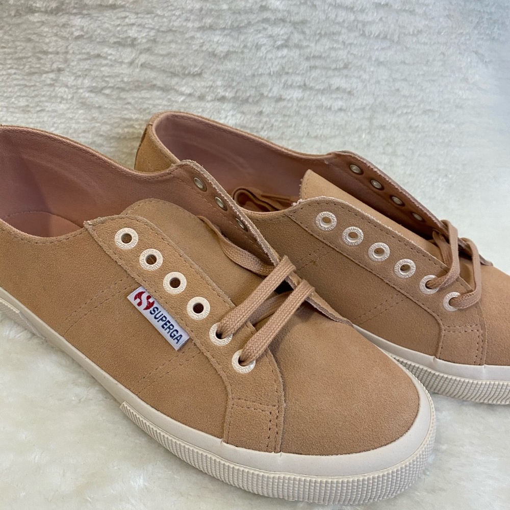 Superga Fantasia Suede Sneaker color Peach